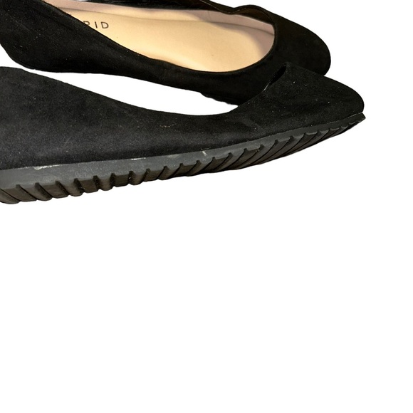 Torrid black Almond Toe ballet flats shoes size 8 wide suede like - Picture 4 of 4